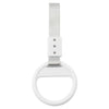 Silver & White Ring Train Bus Handle Strap Charm Tool - 1 PC