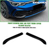 VW Golf 8 MK8 Rline Gloss Black Front Bumper Side Air Vent Trim (2020-2024)