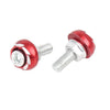 Motorcycle License Plate Frame 4pcs 6mm Metal Bolt Screw Fastener