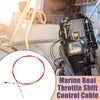 Yamaha 2 x Throttle Shift Control Cable Red