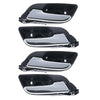 Holden Barina Door Handle Inner Set 4 Chrome Front Rear LH+RH (2011–2018)