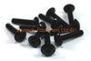 Honda Yamaha Suzuki 10 x M6x30mm Black Aluminum Anodized Fairing Bolts