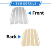 Hyundai Creta Ix25 (2020-2023) Silver Tone 6 Pcs Door Pillar Window Trim
