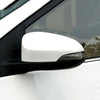 Toyota Corolla White Side Mirror Covers Caps Pair (2014-2018)