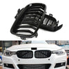 BMW 3 Series F30 F31 Black Front Upper Center Grille Trim (2013-2019)