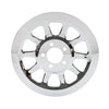 Harley Softail Fat Boy Chrome Outer Rear Pulley Cover Insert (07-17)