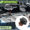 Car Motorcycle Oil Drain Plug 2 x M14x1.5 Copper W/ Gasket