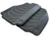 Ferrari 458 GT2 (2012-2015) - AutoWin Brand Black Leather Car Mats