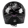 DOT S-XXL Adult Pink Black Butterfly Full Face Motorcycle Helmet