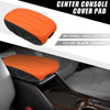 Dodge Charger (2015-2022) Black Orange Car Center Console Armrest Pad Cover