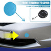 Honda Jazz Fit Blue Front Bumper Tow Hook Cover (2008-2010)