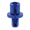 Motorcycle ATV Pit Bike Blue 8mm Clutch Brake Throttle Cable Adjuster Screw
