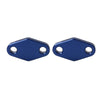 Suzuki Hayabusa GSX1300R Blue Oil Cooler Block Off Plate w/ Gasket (1999-2020)