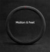 Universal Cars 38cm Black Suede Alcantara Steering Wheel Cover
