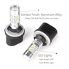 Car Driving Lamp DRL 6000K HID White 880 2 x 360° LED Fog Light Bulbs