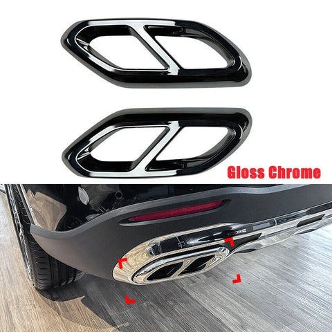 Benz GLC300 X254 Exhaust Tail Muffler Covers (2016–2024)
