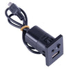 Car - Installation Socket Extension USB Jack 3.5mm Adapter Cable Connector