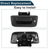 GMC Sierra Door Handle with Key Hole for Chevrolet Tailgate Handle Bezel