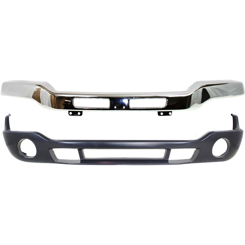 Front Bumper Kit For 2003-2006 GMC Sierra 1500 Fits 1500