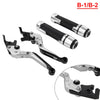 BMW R1200GS Silver Extendable Brake Clutch Levers & Handlebar Grips (2004-2012)
