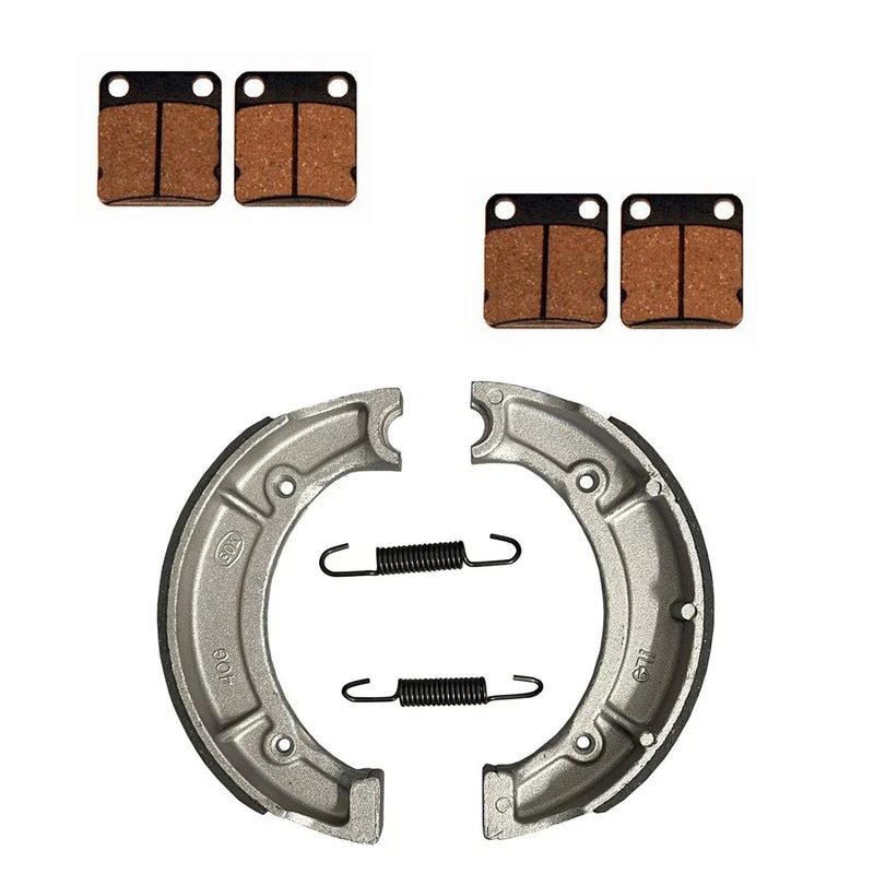 Yamaha Big Bear 350 2 x Front Brake Pads & Rear Brake Shoes (1999–1999)