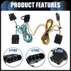 Jeep Wrangler 4-Pin Trailer Wiring Harness (1991-1997)