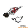 Harley Dyna FatBob FXDF, Street Bob FXDB Chrome Air Intake Filter Cleaner