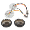 Harley Dyna Road Street Glide Smoke Front Turn Signal LED Light Panel (2006-2023)