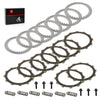 Yamaha YZ250 2002-2024 w / Springs Bolt Friction Steel Clutch Plates