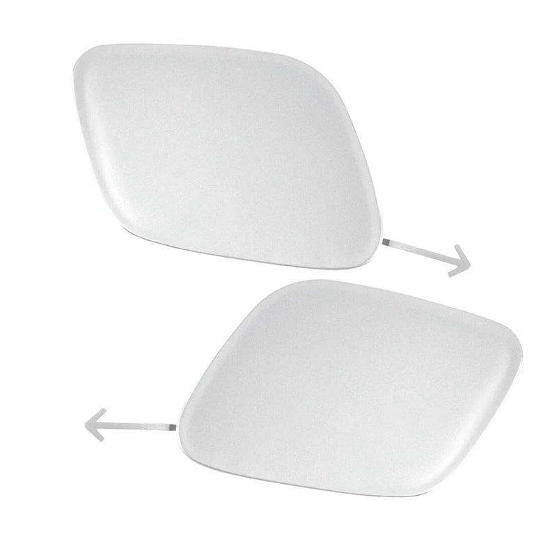 Toyota Prius Silver Front  Bumper Tow Hook Eye Cover Caps (2019-2021)