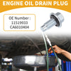 Buick Metal Silver Tone 1 Pc Oil Drain Plug Pan Thread Repair