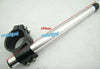 Ducati 848 1098 1198 CNC Raised 53mm Clip On Handlebars  Silver