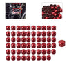 Harley Twin Cam 60pcs Red Engine Bolt Caps Covers (1999-2017)