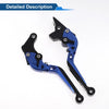 Suzuki GSXR150 (2017-2020) Blue Black Adjustable Short Brake Clutch Levers