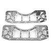 Harley Touring Dyna FLD (2014-2023) - Chrome Pair CNC Front Floorboards