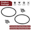 Honda Z50R Front Number Plate Mount Clips & Bands (1979–1987)