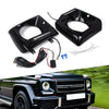 Benz G-Class Daytime Running Lights Bezel Glossy Black (1990-2018)
