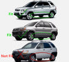 Kia Sportage 4 x Molded Splash Guards Mud Flaps Guard Fender (2005–2010)