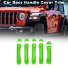 Jeep Wrangler JL (2018-2023) - Green 1 Set Door Handle Cover Trim