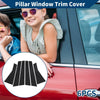 Jeep Cherokee (2014-2020) Black 6 Pcs Door Pillar Window Trim