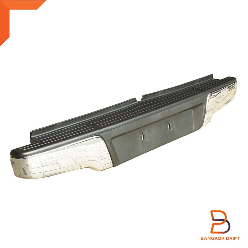 Isuzu D-Max Pickup Ute Rear Steel Chrome Bumper Bar (2012-2019)