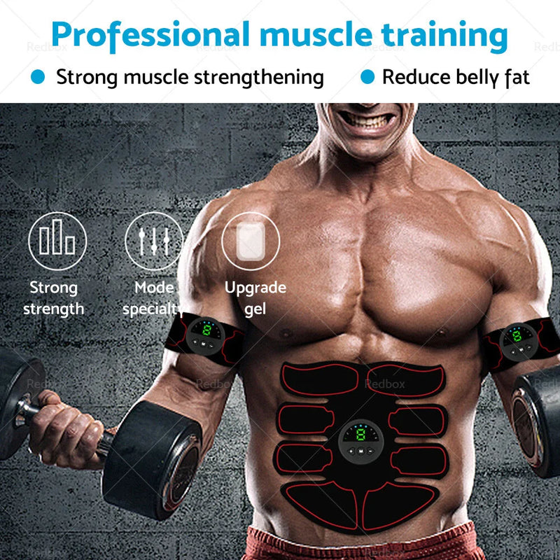 ABS Trainer Body Fitness Massager Wireless EMS Muscle Stimulator Toner
