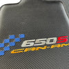 McLaren 650S (2014-2019) - Black Tailored Carbon Fiber Leather Floor Mats