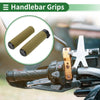 Motorcycle 25mm Hand Grips Cover Kit Handlebar Grips TPU Yellow
