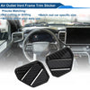 Toyota Tundra Air Condition Outlet Vent Trim Cover Frame Carbon Fiber Black