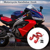 Arc Aluminum Alloy Motorcycle Hanging Hook Hexagon Wrench Screw Washer 1Set Red