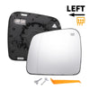 Jeep Grand Cherokee Left White Mirror Glass w/ Back Heated