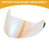 X-803 Motorcycle Helmet Clear Blue 1pc Visor Shield Resin