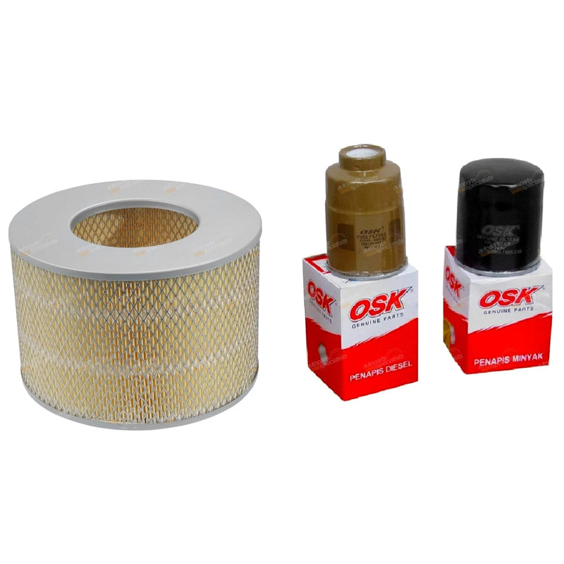 Toyota 1HZ 4.2L Diesel 70 75 78 80 Series Oil Air Fuel Filter Service