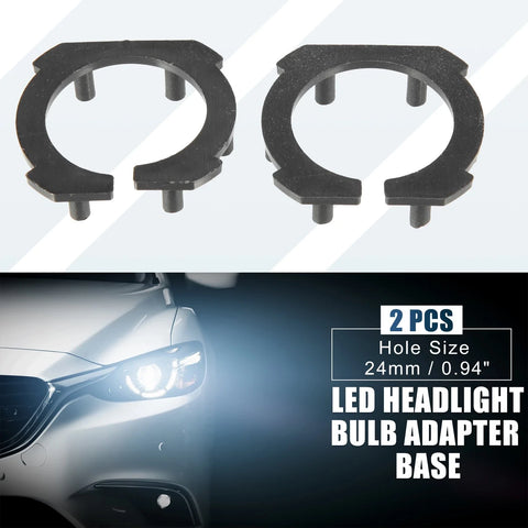 Honda CBR, Suzuki GSXR, Yamaha 2 x H7 LED Headlight Adapter